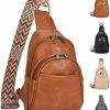 Backpack Handbags | Hiriotin Vintage Sling Bag For Women Crossbody Sling Backpack Multipurpose Chest Bag Casual Shoulder Satchel Daypack