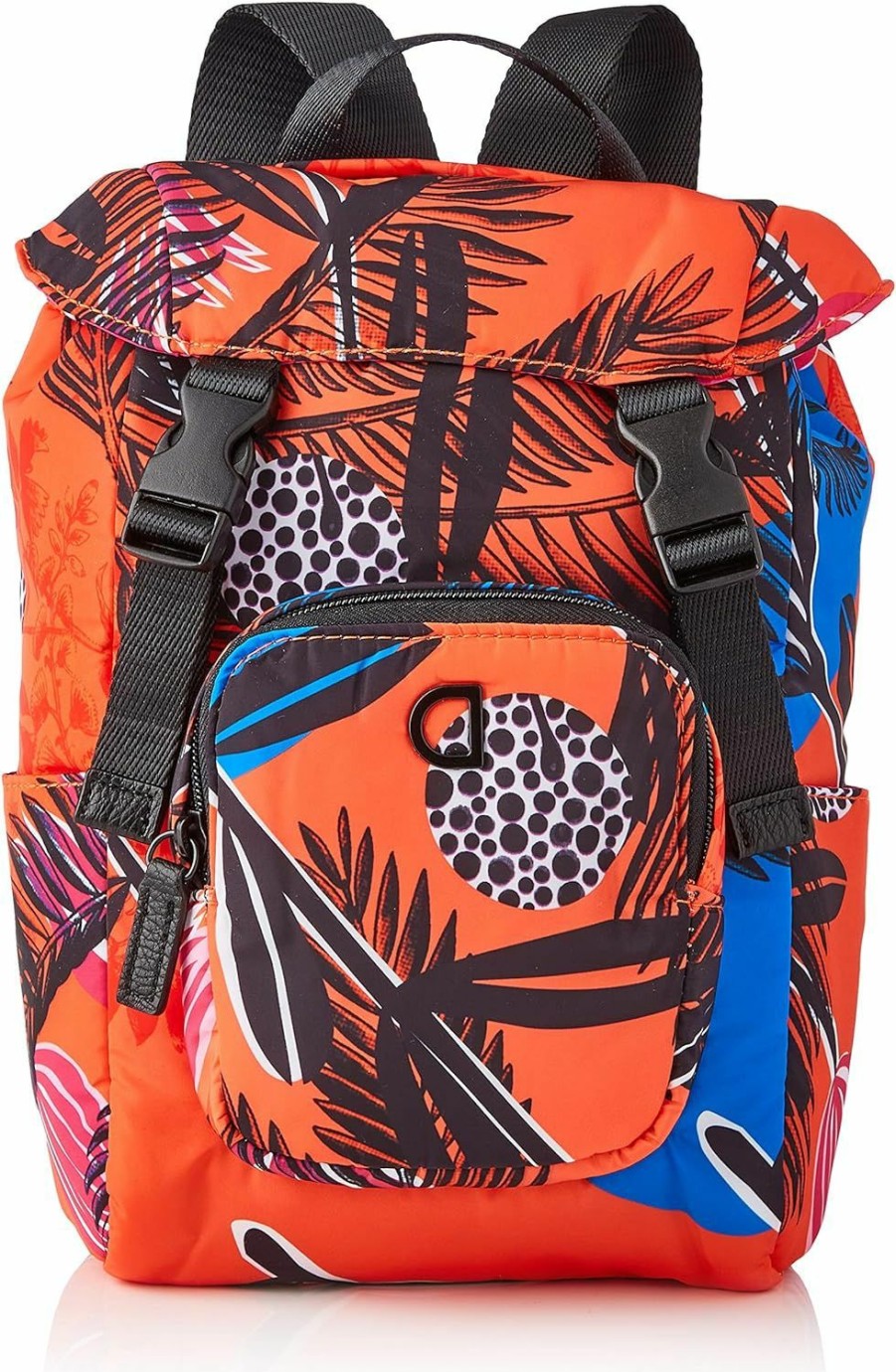 Backpack Handbags | Desigual Desigual Women'S Medium Fabric Backpack, Orange