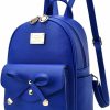 Backpack Handbags | I IHAYNER I Ihayner Girls Bowknot Cute Leather Backpack Mini Backpack Purse For Women