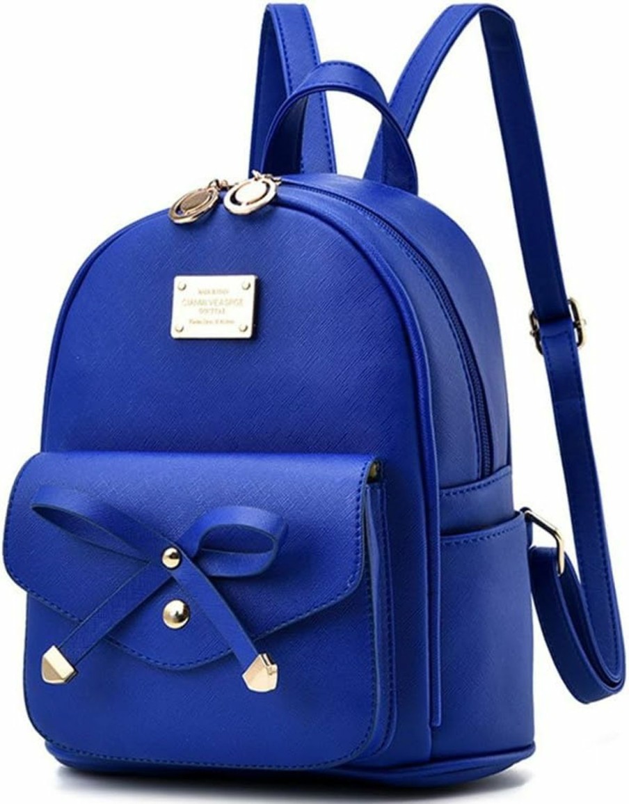 Backpack Handbags | I IHAYNER I Ihayner Girls Bowknot Cute Leather Backpack Mini Backpack Purse For Women