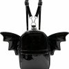 Backpack Handbags | Prime Original Prime Original Women Fashion Mini Backpack Purse | Detachable Bat Angel Wing Shoulder Bag