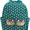 Backpack Handbags | Vera Bradley Vera Bradley Women'S Cotton Small Backpack, Black - Recycled Cotton, One Size