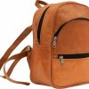 Backpack Handbags | Rassy and Massy Shy Shy Let'S Touch The Sky 11 Inch Travel Ready Designer Leather Backpack Purse For Women Stylish, Spacious, And Tassel-Adorned Shoulder Bags Tan Brown