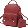 Backpack Handbags | VASCHY Mini Backpack Purse,Vaschy Cute Small Bow-Knot Backpack For Teen Girls,Women And Girls With Detachable Coin Pouch