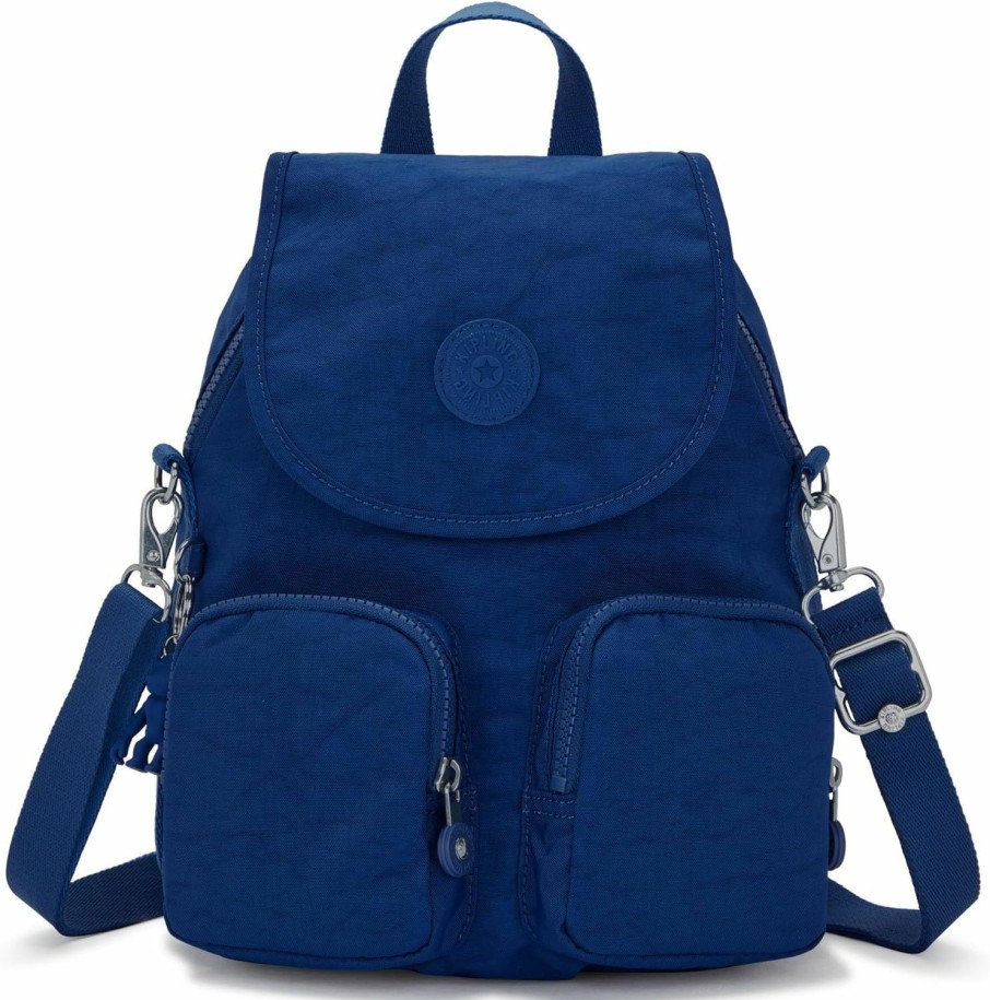 Backpack Handbags | Kipling Kipling Firefly Up, Deep Sky Blue, One Size