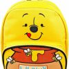 Backpack Handbags | Disney Winnie The Pooh Mini Backpack For Women - 10" Canvas Winnie The Pooh Backpack With Front Pocket Plus Bookmark | Winnie The Pooh Backpack Purse Bundle