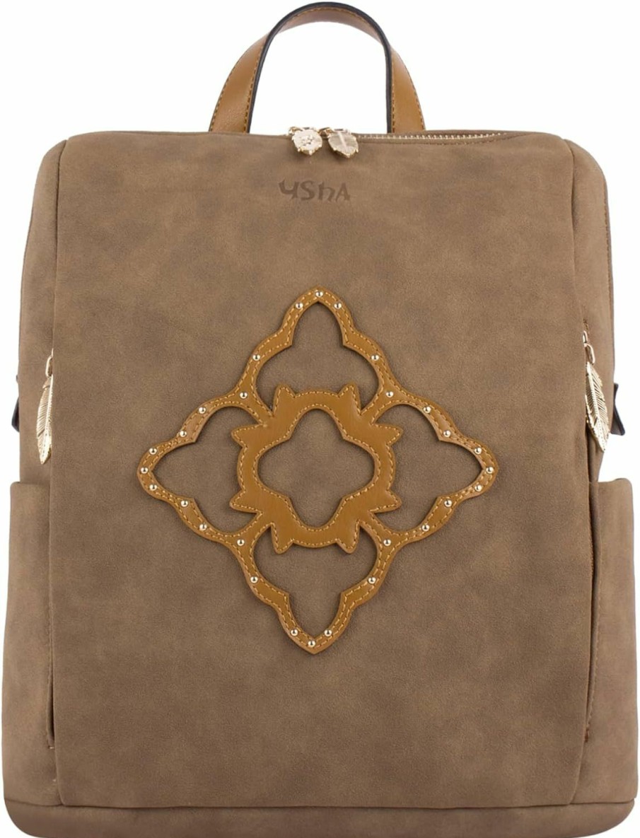 Backpack Handbags | IDONY Idony Women'S Classic, Camel, One Size