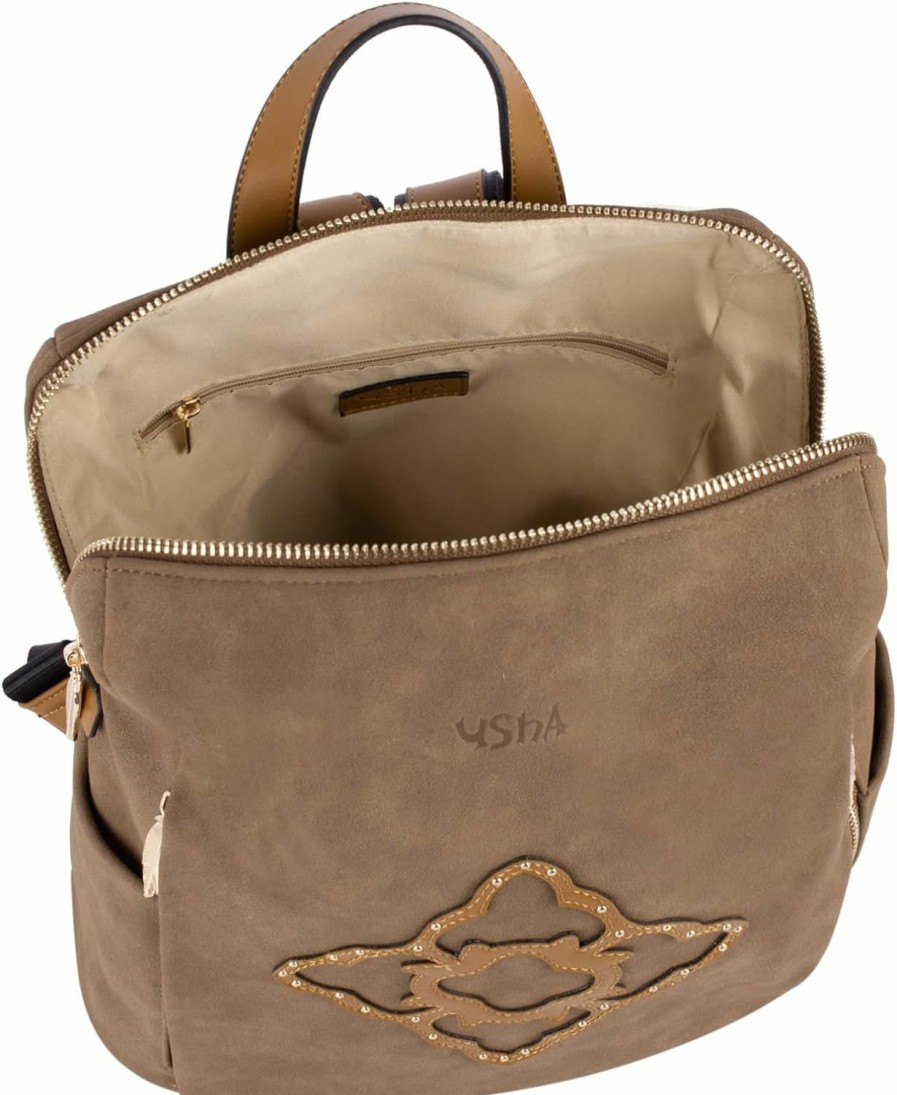 Backpack Handbags | IDONY Idony Women'S Classic, Camel, One Size