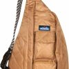 Backpack Handbags | KAVU Kavu Rope Puff Bag Sling Crossbody Backpack Travel Quilted Purse-Scarlet