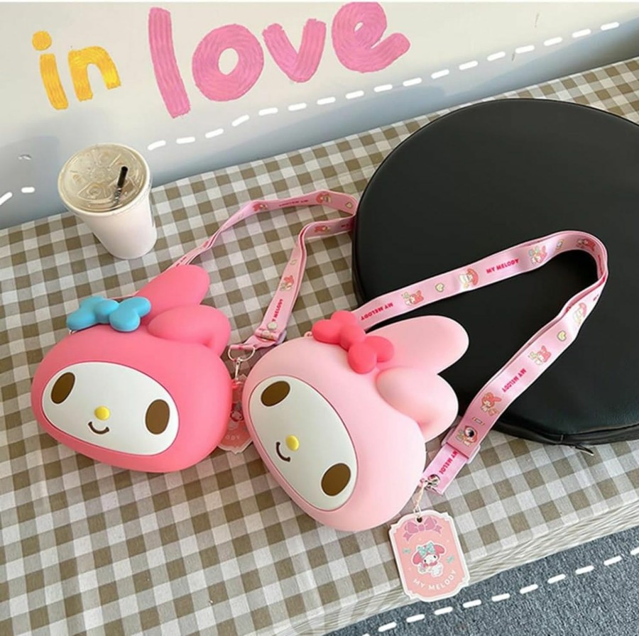 Backpack Handbags | VEKOLLE Kawaii Anime Mini Shoulder Bag Gifts Cute Little Girls Purse Crossbody Bags For Teen Girls Kids Mini Crossbody Bag Handbag Accessories Kids Tote Bag(Balck)