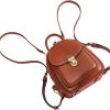 Backpack Handbags | LAORENTOU Laorentou Small Backpack Purse For Women Cowhide Mini Leather Backpack For Women, Ladies Small Shoulder Crossbody Handbags