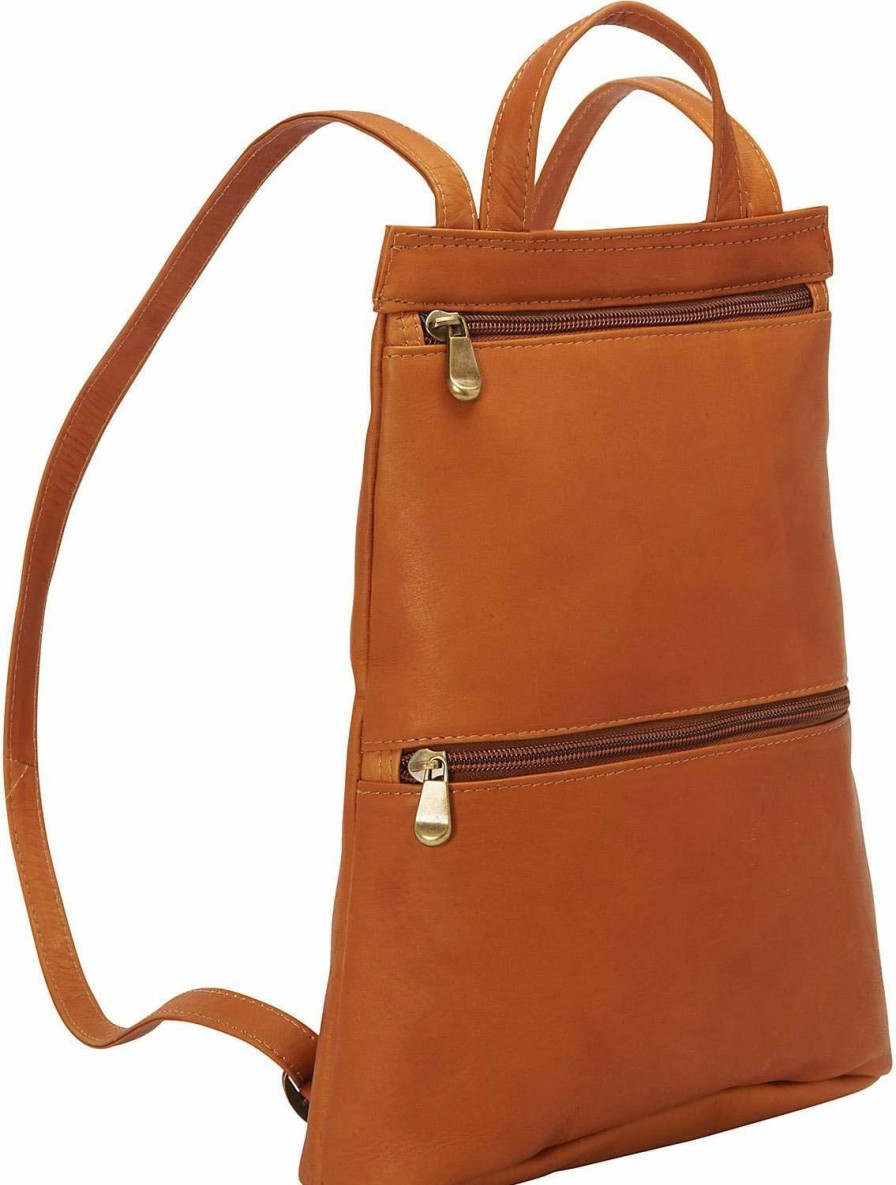 Backpack Handbags | Le Donne Leather Tanya Slimpack - Colombian Cowhide Leather Women'S Backpack