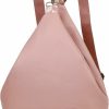 Backpack Handbags | Baosha Baosha Stylish Vegan Leather Backpack Purse For Women Small Hiking Backpack Sling Crossbody Backpack Xb-24 (Pink)