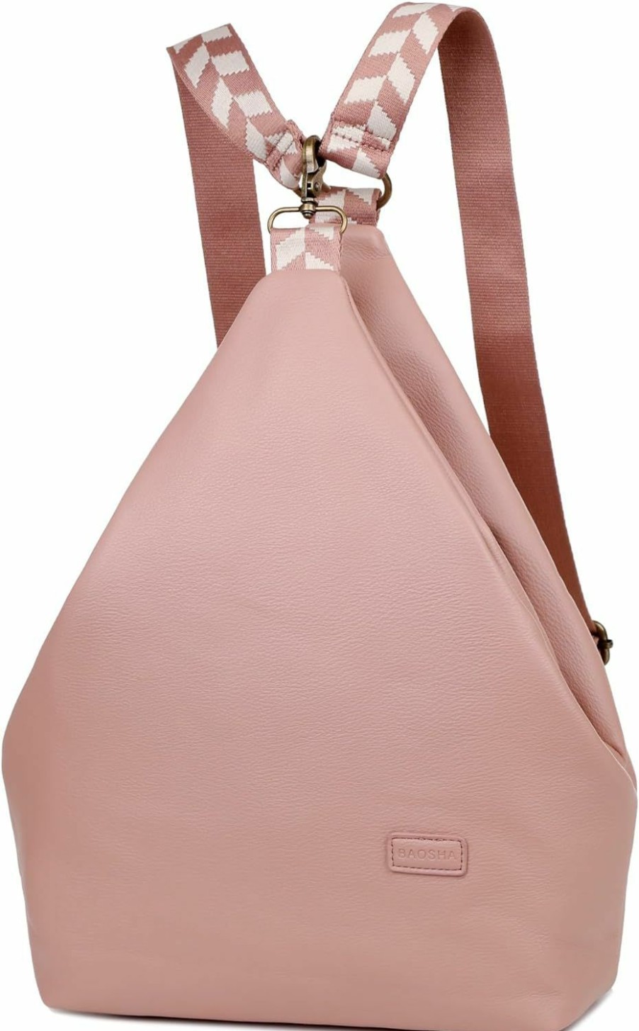 Backpack Handbags | Baosha Baosha Stylish Vegan Leather Backpack Purse For Women Small Hiking Backpack Sling Crossbody Backpack Xb-24 (Pink)