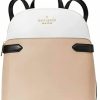 Backpack Handbags | Kate Spade New York Kate Spade New York Staci Dome Leather Medium Backpack Warm Beige Black