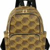 Backpack Handbags | ALAZA Alaza Honeycomb Bee Pattern Women'S Backpack Purse Causal Daypack Work Travel College Business Trip Bag Shoulder Bag