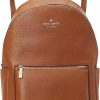 Backpack Handbags | Kate Spade New York Kate Spade New York Women'S Leila Pebbled Leather Large Dome Backpack Bag, Black