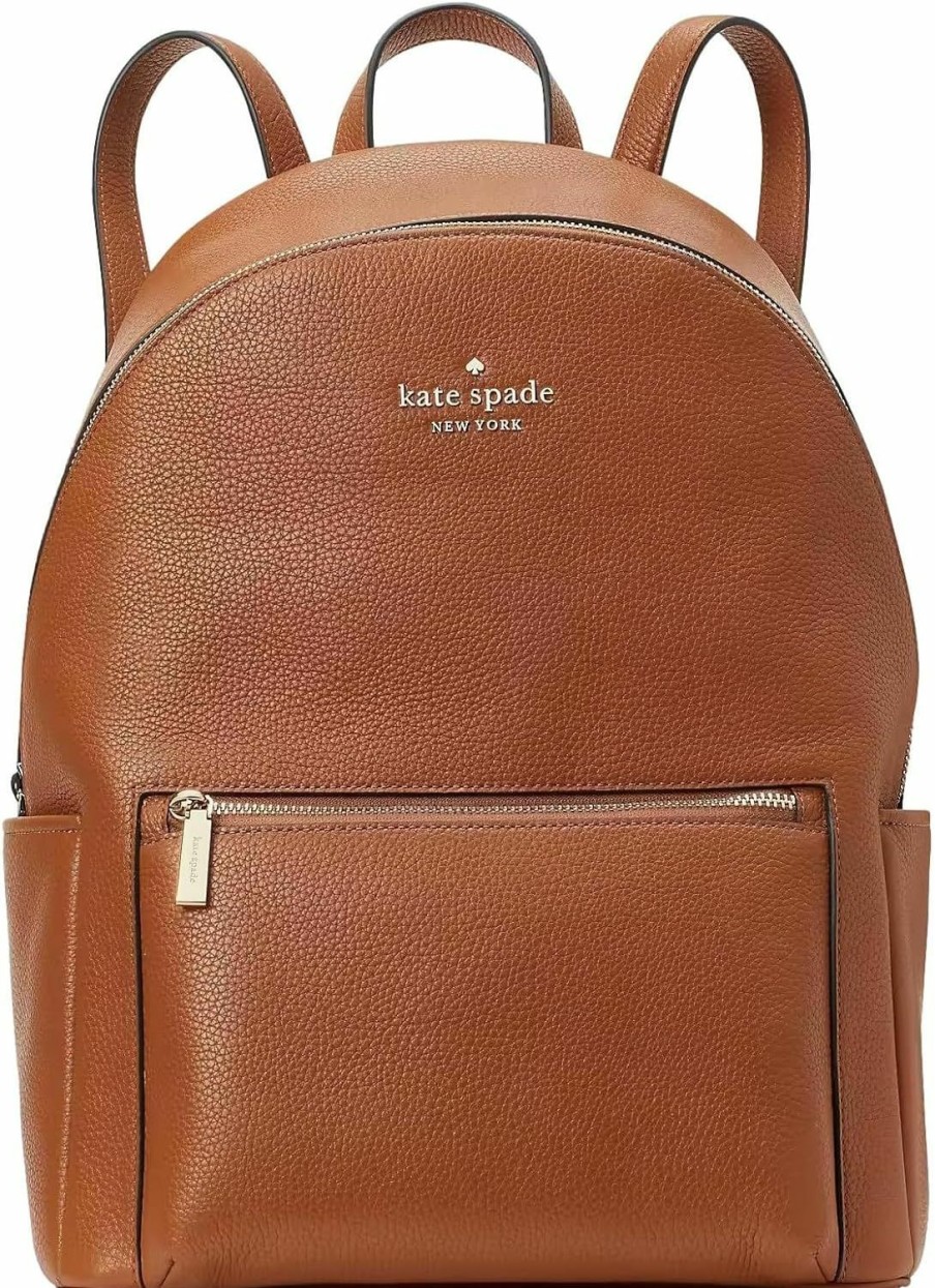 Backpack Handbags | Kate Spade New York Kate Spade New York Women'S Leila Pebbled Leather Large Dome Backpack Bag, Black