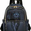 Backpack Handbags | senya Senya Fashion Backpack Mini Backpack Purse Casual Daily Backpack Roaring Black Panther For Travel For College Work