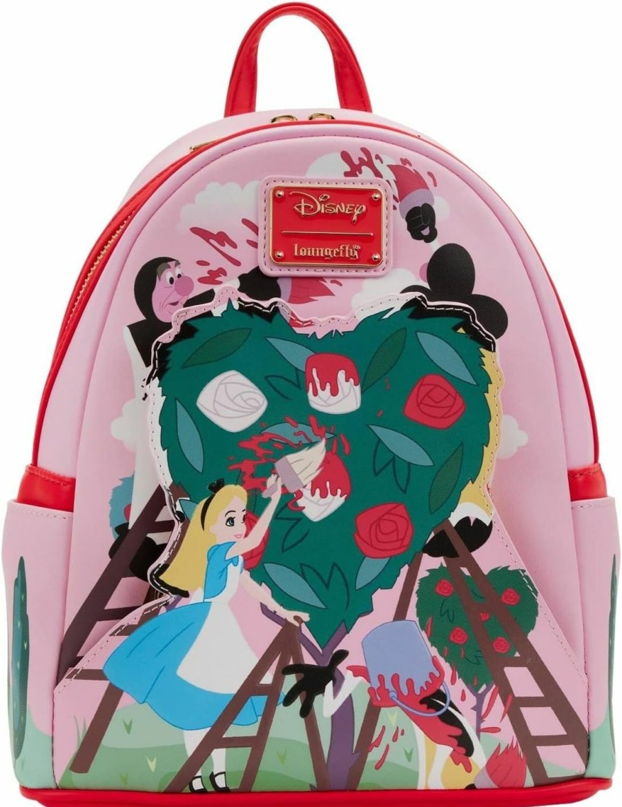 Backpack Handbags | Loungefly Loungefly Disney Aiw Painting The Roses Red Mini Backpack