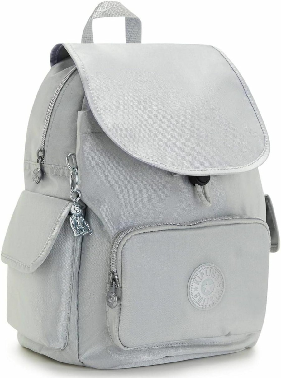 Backpack Handbags | Kipling Kipling Women'S City Pack Small Backpack, Lightweight Versatile Daypack, Bag, Dynamic Silv M5