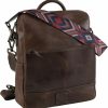 Backpack Handbags | STS Ranchwear Sts Ranchwear Women'S Basic Bliss Chocolate Durable Brown Backpack With Adjustable Leather And Aztec Nylon Straps