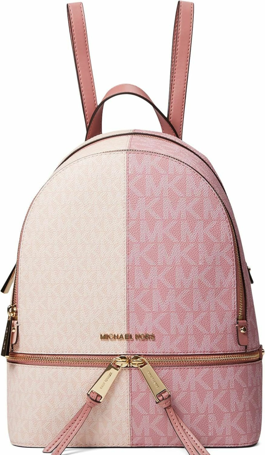 Backpack Handbags | Michael Kors Michael Kors Michael Rhea Zip Medium Leather Backpack, Luggage