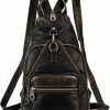 Backpack Handbags | Montana West Montana West Sling Convertible Backpack Purse For Women Soft Washed Casual Travel Small Crossbody Bags