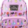 Backpack Handbags | Fast Forward New York Fast Forward New York Disney Princess Mini Backpack For Women -- Canvas Disney Princess Backpack Purse Shoulder Bag For Adults, Teens Disney Princess Princess Mini Backpack