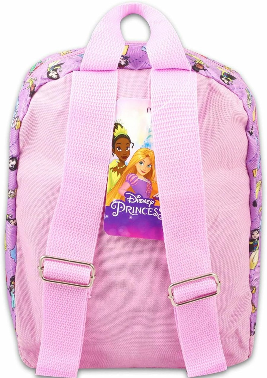 Backpack Handbags | Fast Forward New York Fast Forward New York Disney Princess Mini Backpack For Women -- Canvas Disney Princess Backpack Purse Shoulder Bag For Adults, Teens Disney Princess Princess Mini Backpack