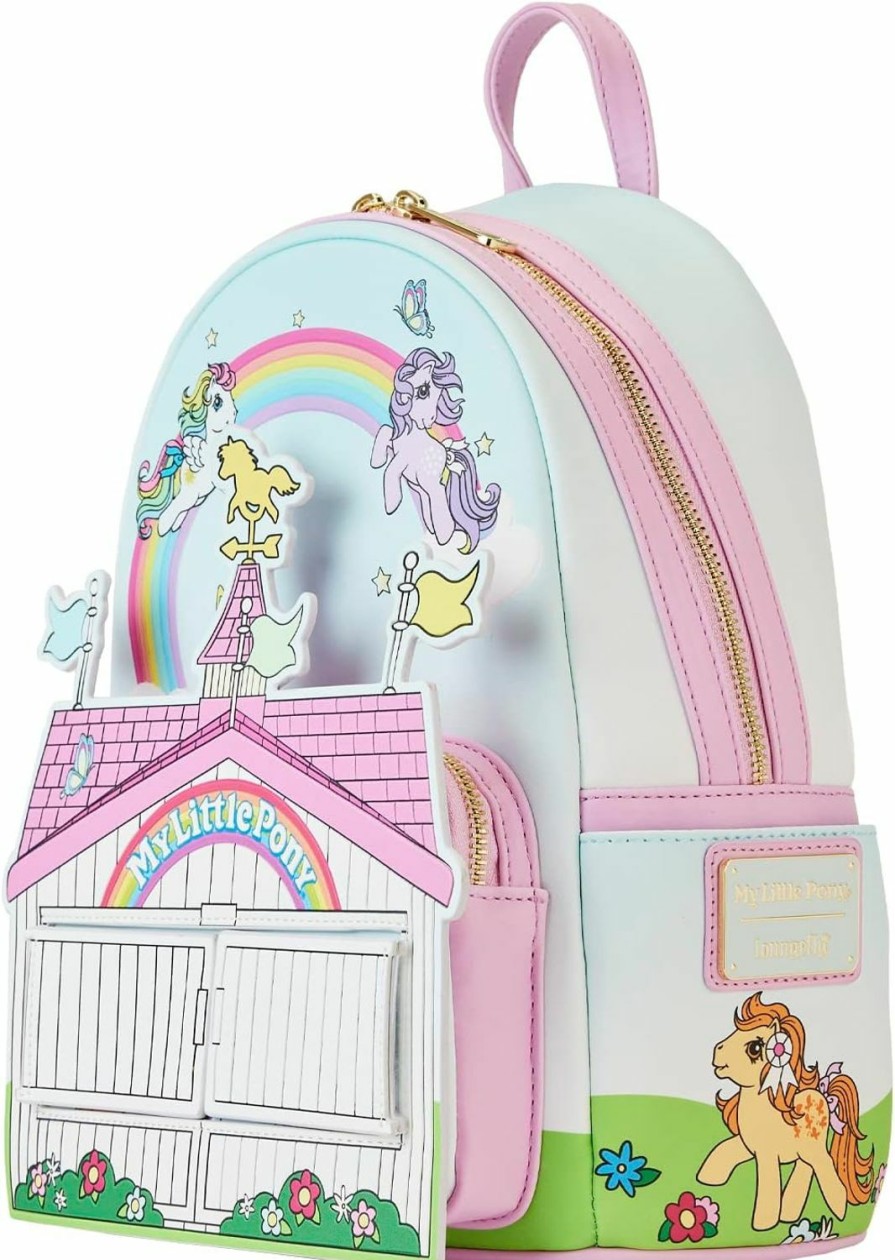 Backpack Handbags | Loungefly Loungefly My Little Pony 40Th Anniversary Stable Mini Backpack