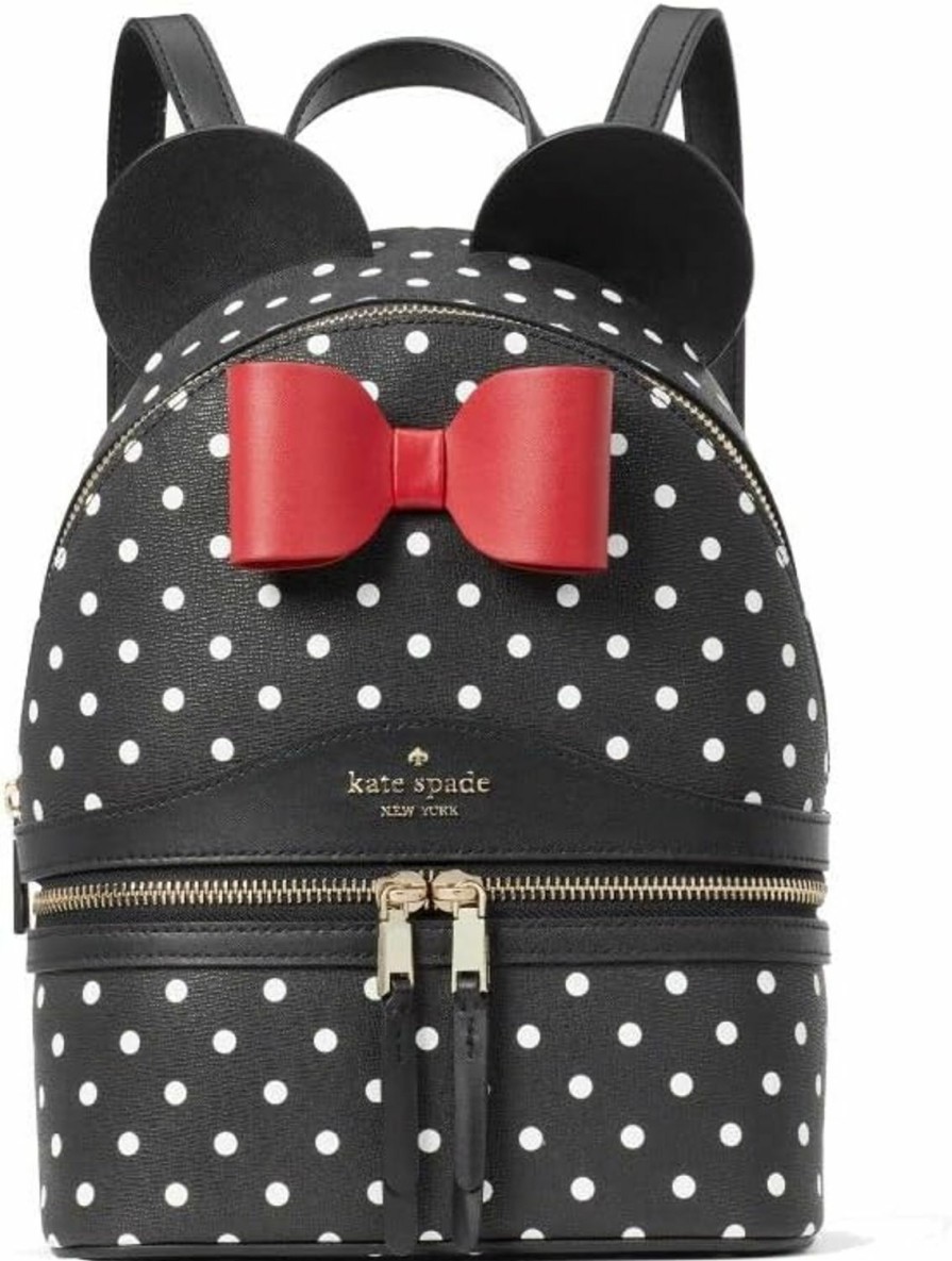 Backpack Handbags | Kate spade Kate Spade Disney X Kate Spade New York Minnie Dome Backpack Polka Dot Leather