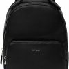 Backpack Handbags | Matt & Nat Matt & Nat Vegan Handbags, Caro Small Backpack, Black (Black) - Designer Purses & Bags, Men, Women, Cruelty-Free, Animal-Free