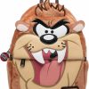 Backpack Handbags | Loungefly Loungefly Warner Brothers Looney Tunes Tasmanian Devil Plush Cosplay Women'S Backpack