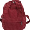 Backpack Handbags | Silcryal Silcryal Minimalist Vintage Corduroy Backpack, Fashion Backpack For Gift (Red)