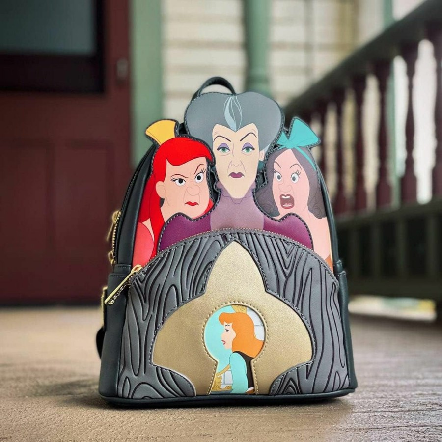 Backpack Handbags | Loungefly Loungefly Cinderella Evil Stepmother Stepsisters Cosplay Mini Backpack Purse