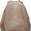 Backpack Handbags | zency Classic Women Ladies Genuine Leather Backpack Large (Khaki)