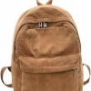 Backpack Handbags | AWXZOM Awxzom Corduroy Backpack For Women Backpack Purse For Women Small Size Kawaii Backpack Canvas Backpack For Women (Khaki)