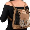 Backpack Handbags | Myra Bag Myra S1371 Leathered Pocket Backpack Bag, Brown, One Size