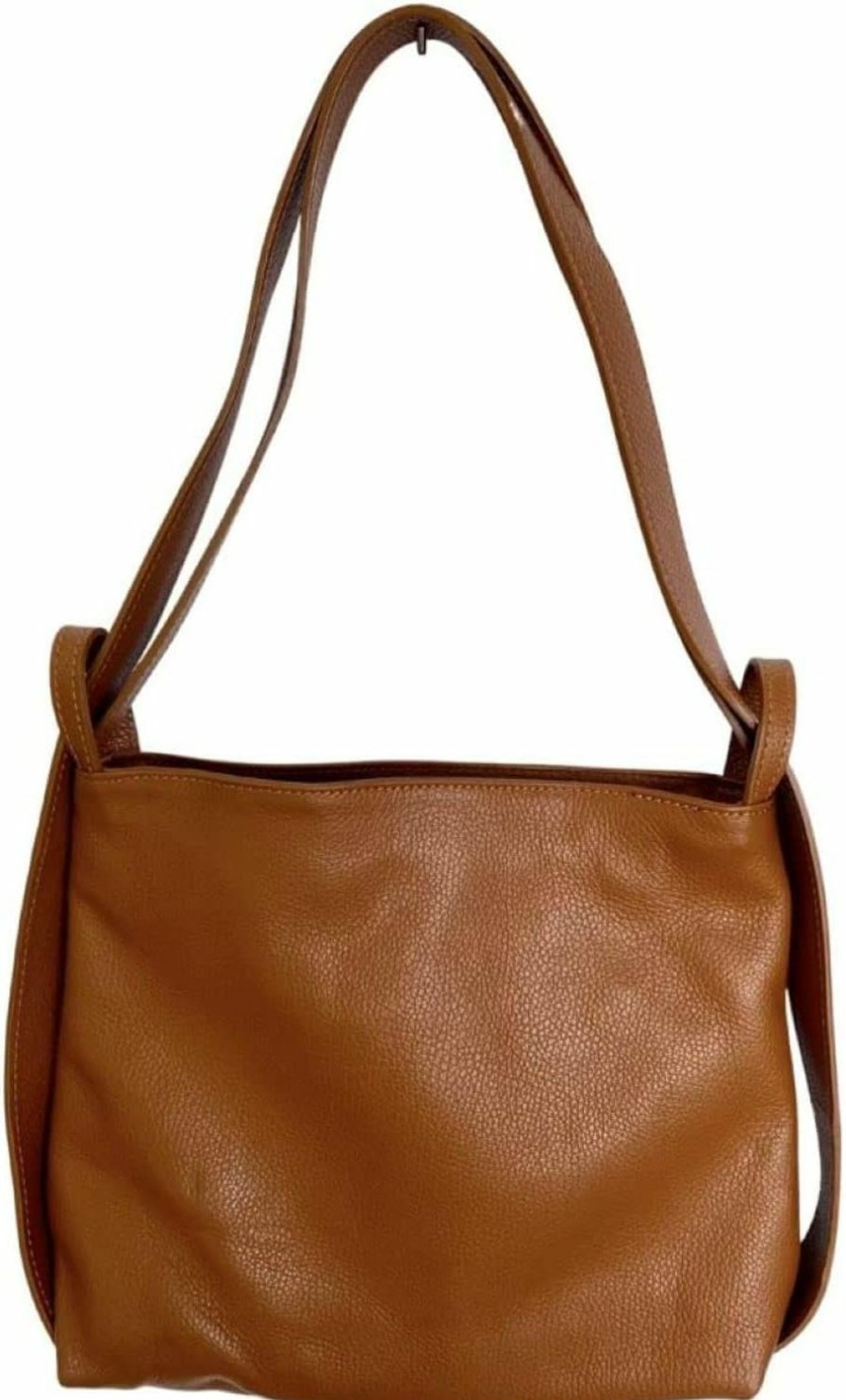 Backpack Handbags | LaGaksta Lagaksta Bria Convertible Leather Backpack Purse - Casual Travel Shoulder Bag (Cognac Tan)