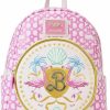 Backpack Handbags | Loungefly Loungefly Barbie: The Movie Logo Mini Backpack Womens Double Strap Shoulder Bag Purse