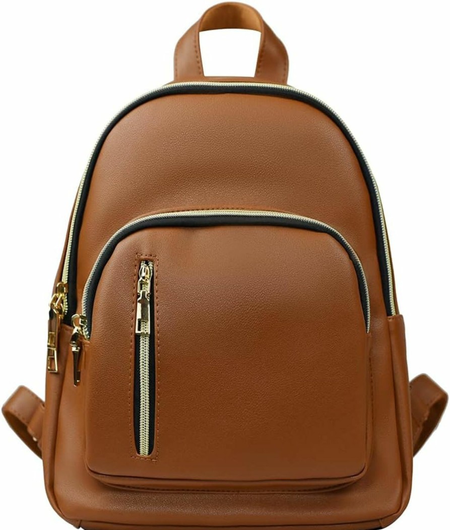 Backpack Handbags | YANAIER Yanaier Women Mini Backpack Purse Pu Leather Anti-Theft Backpack Ladies Fashion Casual Travel Daypack Rucksack