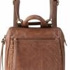 Backpack Handbags | The Sak The Sak Women'S Loyola Mini Convertible Backpack In Leather, Teak Leaf Embossed, One Size