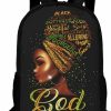 Backpack Handbags | Waykales African American Girl Backpack School Book Bag Travel Backpack For Teen Women Student College Work