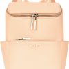 Backpack Handbags | Matt & Nat Matt & Nat Vegan Handbags Brave Small Backpack, Doll (Peach) - Designer Purses & Bags, Men & Women, Cruelty-Free, Animal Free