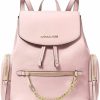 Backpack Handbags | Michael Kors Michael Kors Jet Set Medium Powder Blush Pink Leather Women Backpack 35T1Gttb6L