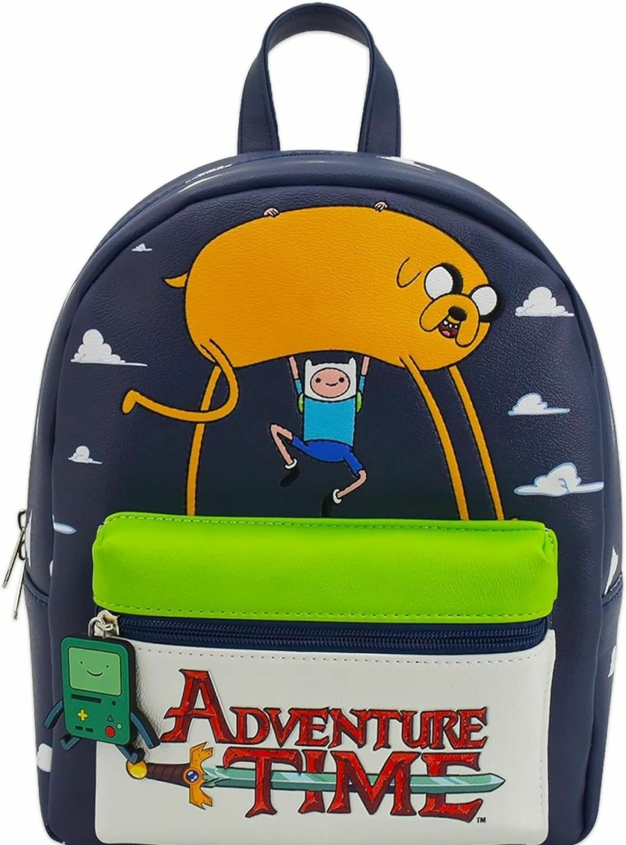 Backpack Handbags | Concept One Concept One Adventure Time Mini Backpack, Finn And Jake Small Travel Bag Purse For Men And Women, Adjustable Shoulder Straps, Multicolor, 10 Inch