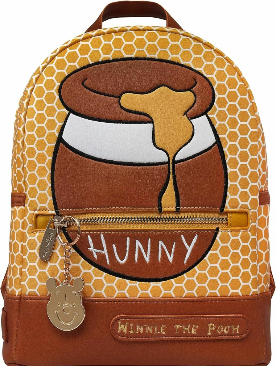 Backpack Handbags | Disney Disney Backpack | Womens Winnie The Pooh Backpack | Purse Backpack For Women | One Size Yellow