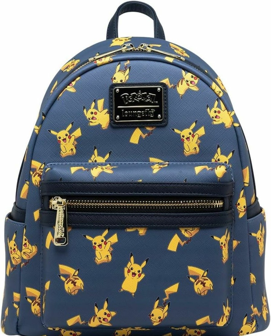 Backpack Handbags | Loungefly Loungefly Pokemon Pikachu Allover Print Women'S Mini Backpack Purse