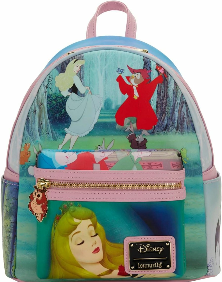 Backpack Handbags | Loungefly Loungefly Disney Sleeping Beauty Princess Scene Mini Backpack